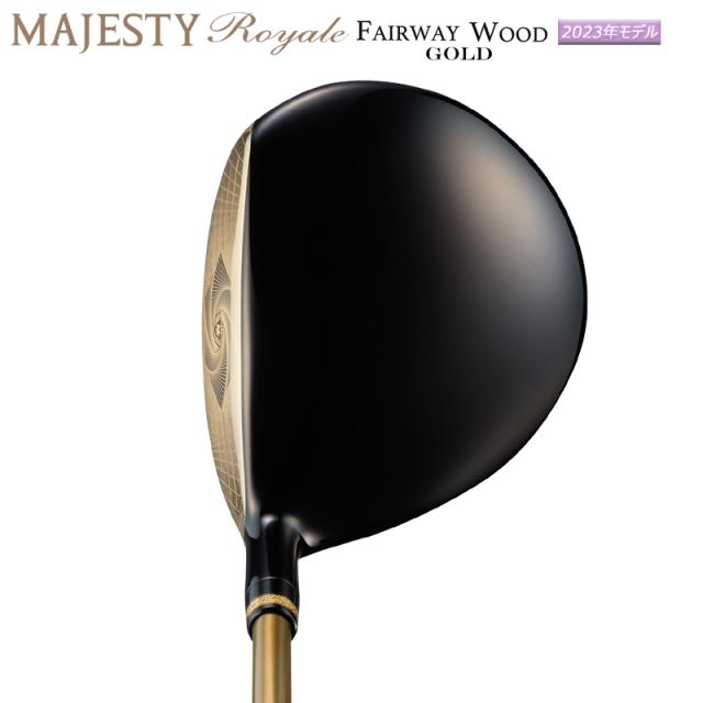 マジェスティ ゴルフ(MAJESTY GOLF) 2023 ロイヤル (Royale) ゴールド フェアウェイウッド 右用 MAJESTY LV550 GOLD カーボンシャフト_1