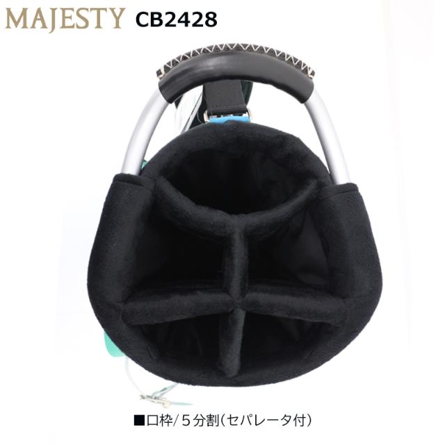 マジェスティ ゴルフ(MAJESTY GOLF) 2024 CB2428 9型(2.5kg) 男女兼用 軽量 キャディバッグ (Unisex Light Caddy Bag)