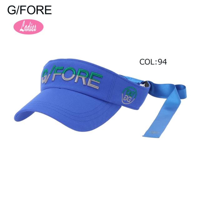G/FORE GFORE ジーフォア 073213819 レディース サンバイザー リボン ゴルフウェア スポーツウェア 春夏