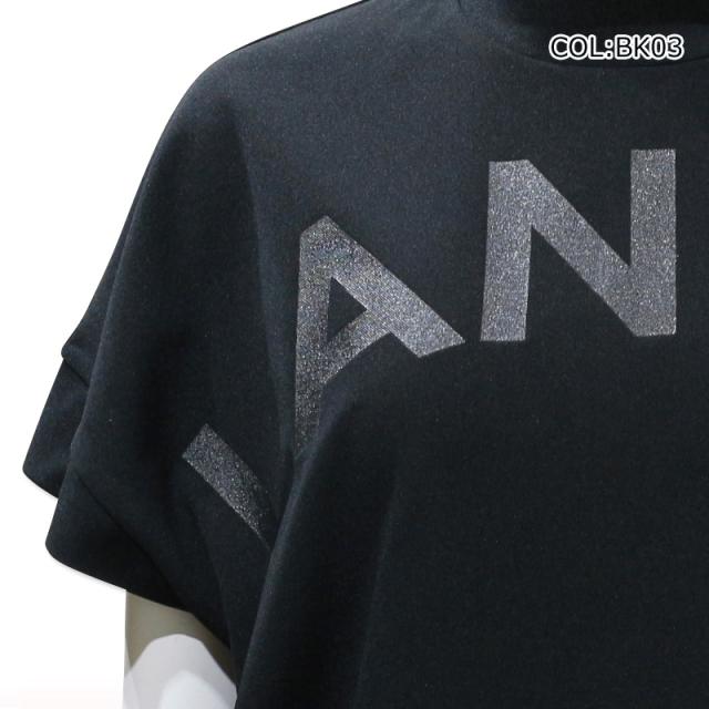 ランバン LANVIN VLX1581W2N レディース 半袖 モックネック シャツ