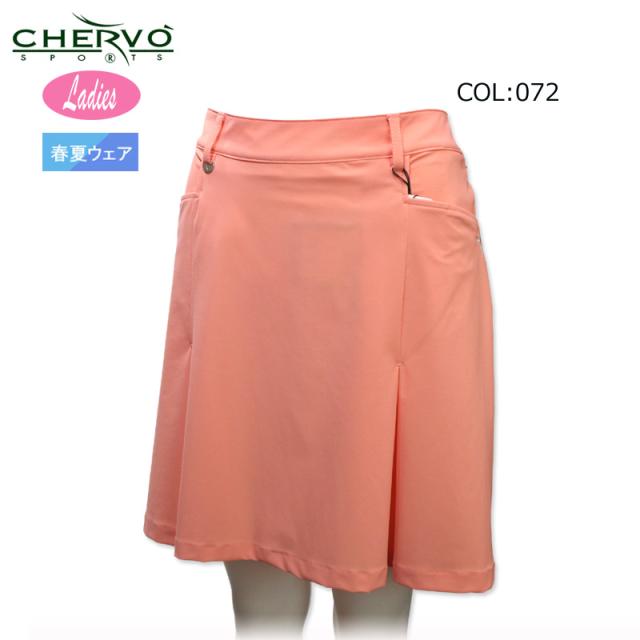 シェルボ CHERVO 032-71470 レディース スカート ＵＶケア 抗菌 速乾 ゴルフウェア スポーツウェア 春夏