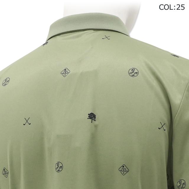 J.LINDEBERG（メンズ）ゴルフウェア クラブハウスモチーフ 半袖