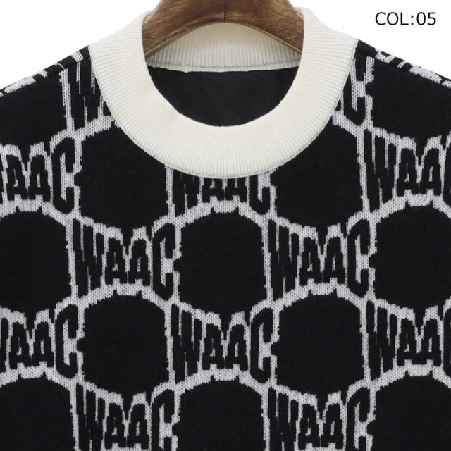 WAAC ワック 072334721 メンズ セーター 防風加工 ロゴデザイン ゴルフウェア スポーツウェア 秋冬_8