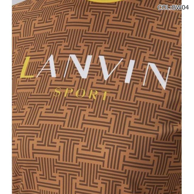 【ネコポス配送可能】 ランバン LANVIN VG5SHS42L レディース モックネック半袖シャツ ＵＶカット吸汗 クーリング効果 サンスクリーン ゴルフウェア スポーツウェア 春夏_8