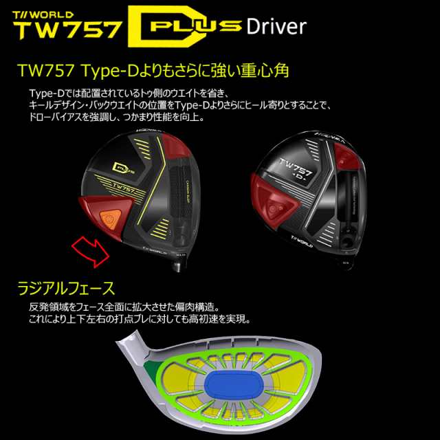 本間ゴルフ(ホンマ/HONMA) ツアーワールド '22 TW757 Type-D PLUS