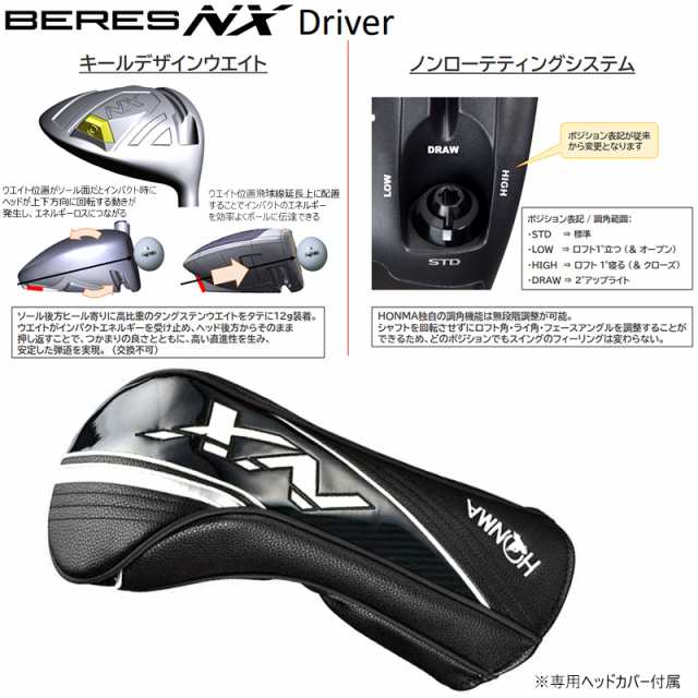 本間ゴルフ(ホンマ/HONMA) '22 ベレス NX (BERES NX) ドライバー 右用