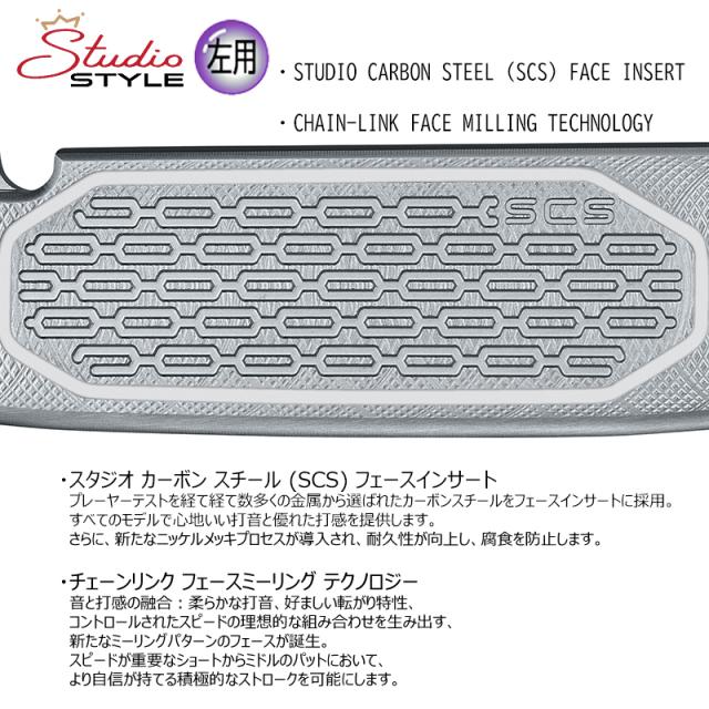 【左用】スコッティキャメロン (SCOTTY CAMERON) スタジオスタイル ファストバック 1.5 パター (2025 STUDIO STYLE FASTBACK 1.5) 左用 USモデル_5
