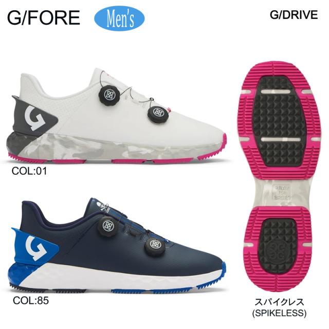 G/fore ゴルフシューズ スパイクレス G/FORE - MENS MG4+ / スパイクレス ゴルフシューズ (ホワイト