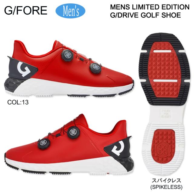 G/FORE GFORE ジーフォア 073424812 G4MF22EF32 メンズ ゴルフシューズ スパイクレス ダイヤルシステム 防水 MENS LIMITED EDITION G/DRIVE SPIKELESS