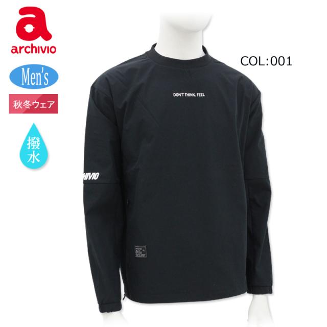 アルチビオ archivio A429911 メンズ 長袖 プルオーバー 撥水 ストレッチ ゴルフウェア スポーツウェア 秋冬