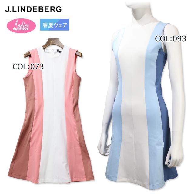ジェイリンドバーグ J.LINDEBERG 072-68270 レディース ワンピース ノースリーブ ゴルフウェア スポーツウェア 春夏の通販は