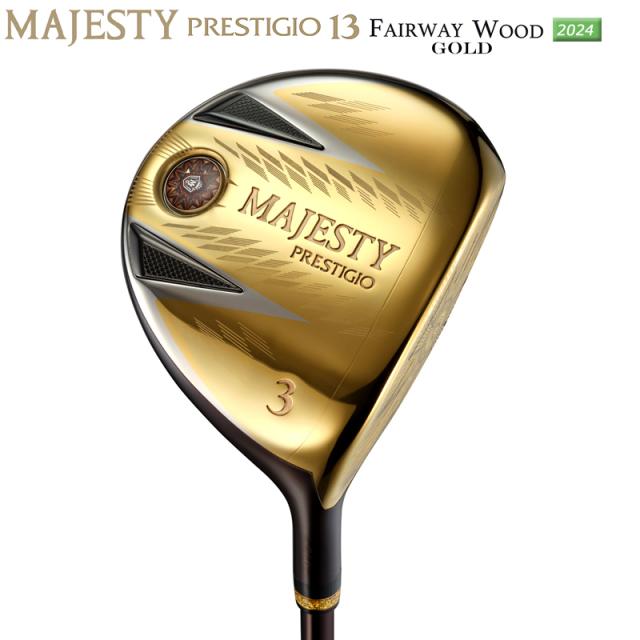 マジェスティ ゴルフ(MAJESTY GOLF) 2024 プレステジオ 13 ゴールド (PRESTIGIO13) フェアウェイウッド 右用 MAJESTY LV760 GOLD カーボンシャフト_2