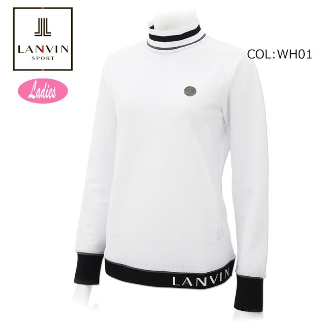 新品 ランバンスポーツ ゴルフウェア シャツ ランバン スポール LANVIN SPORT VLW100549N レディース モック