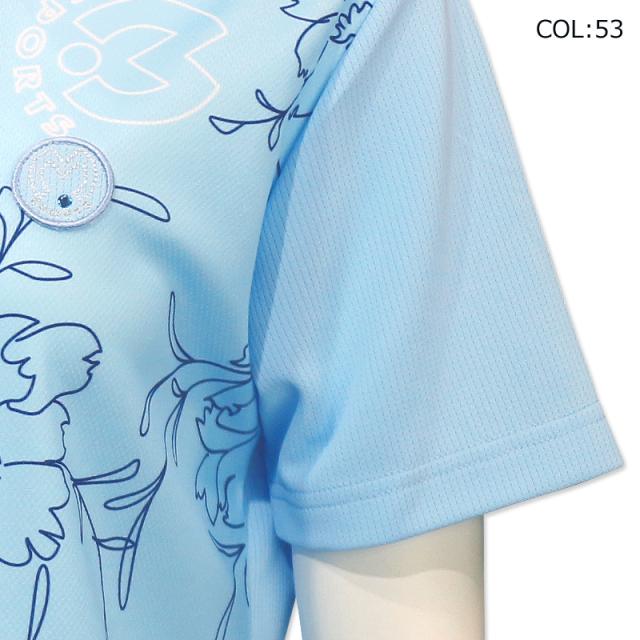 ミラショーン　milaschon　7344274255　レディース　半袖　ハーフジップシャツ　ゴルフウェア　スポーツウェア　春夏の通販は