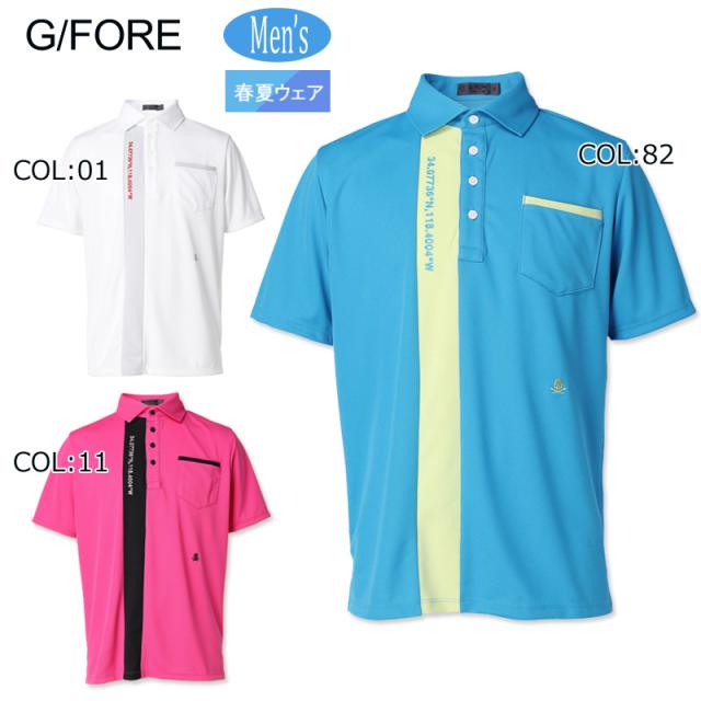 Nakiです！ G/FORE (GFORE) ジーフォア 073213002 メンズ 半袖ポロシャツ ゴルフ