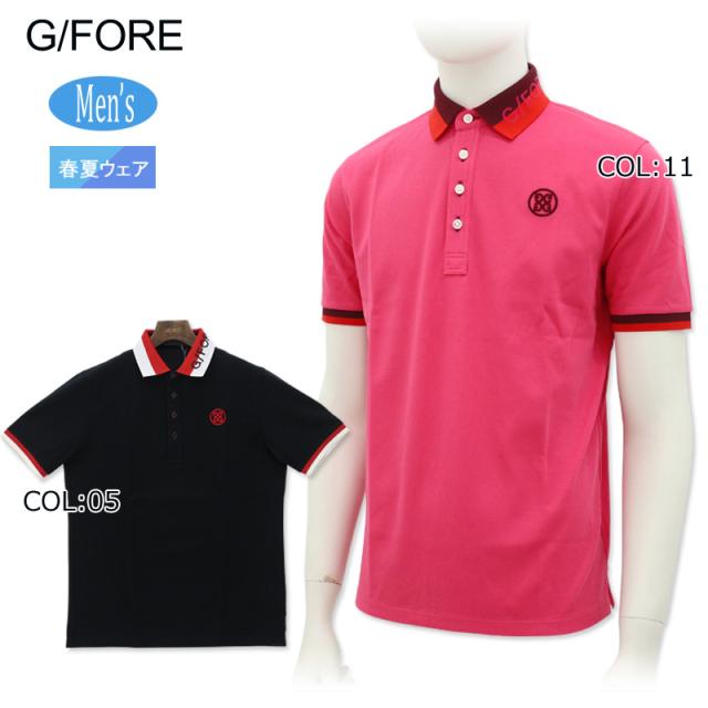 G/FORE ポロシャツ ユニセックス ゴルフウェア 半袖トップス 上品✨⛳ G/FORE ジーフォア 半袖ポロシャツ (M)(L)(LL) メンズ ゴルフ