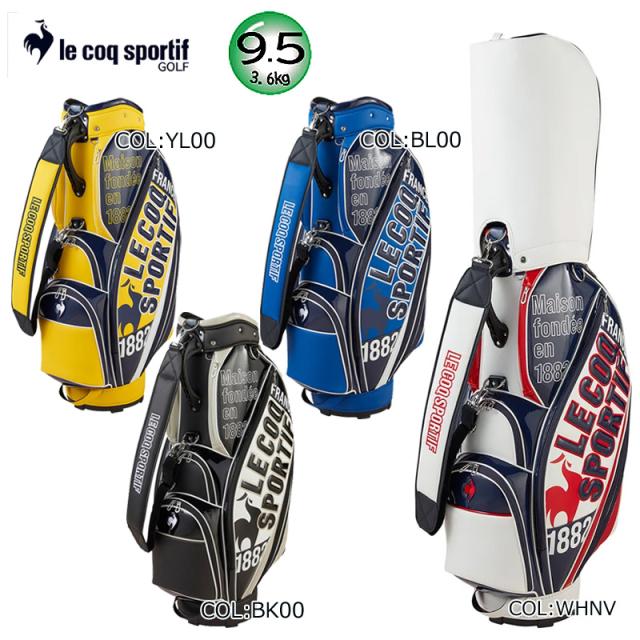 ルコック ゴルフ le coq sportif GOLF LG5SCB02M 9.5型(3.6kg) 大口径 キャディバッグ ゴルフバッグ