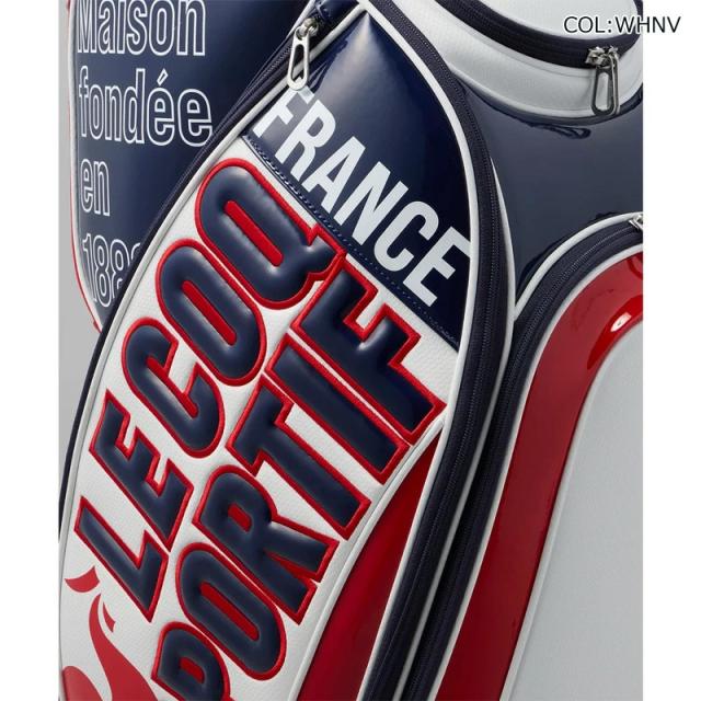 ルコック ゴルフ le coq sportif GOLF LG5SCB02M 9.5型(3.6kg) 大口径 キャディバッグ ゴルフバッグ