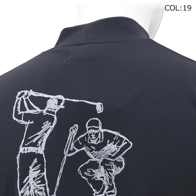 トヴホ tovho 21-153305 メンズ 半袖 モックシャツ モックネック 吸水