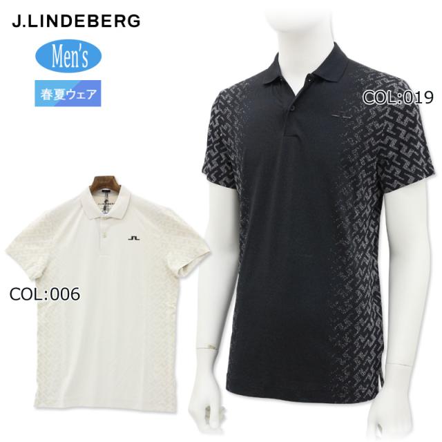 ジェイリンドバーグ J.LINDEBERG 071-22857 メンズ 半袖ポロシャツ 吸水速乾 ゴルフウェア スポーツウェア 春夏秋