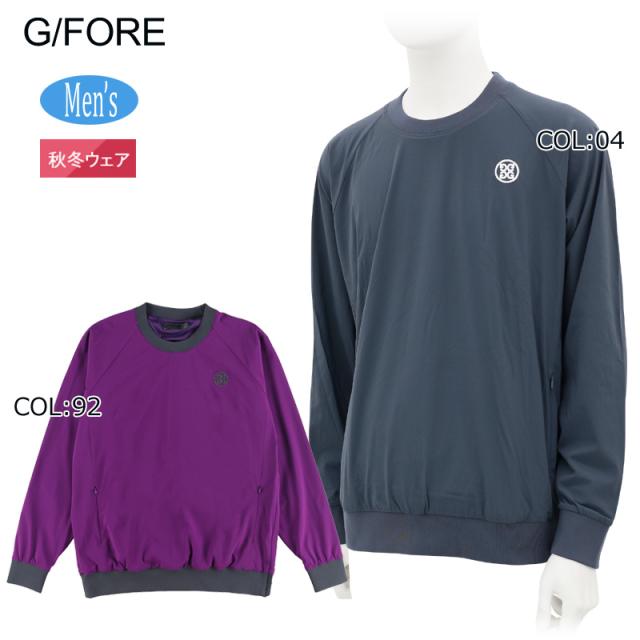 G/FORE (GFORE) ジーフォア 073215108 メンズ 長袖ブルゾン プルオーバー 防風 裏地付き ゴルフウェア スポーツウェア 秋冬