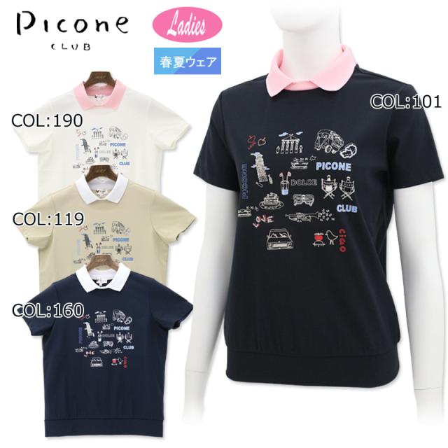 2023年秋冬モデル ピッコーネクラブ PICONECLUB C328911 メンズ 長袖ハイネック プルオーバー ハーフジップ ニット ゴルフウェア スポーツウェア 秋冬 ピッコーネクラブ PICONECLUB C318016 レディース ニット セーター