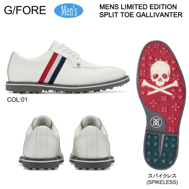 G/FORE GFORE ジーフォア 073424839 G4MFD22EF48 メンズ ゴルフシューズ スパイクレス 紐靴 MENS LIMITED EDITION SPLIT TOE GALLIVANTER