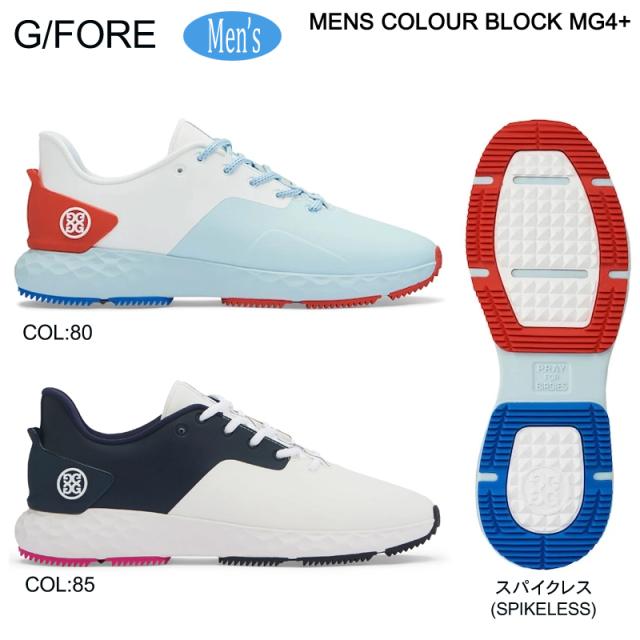 G/FORE GFORE ジーフォア 073422805 G4MS22EF31 メンズ ゴルフシューズ スパイクレス 防水 紐靴 SPIKELESS MENS COLOUR BLOCK MG4+