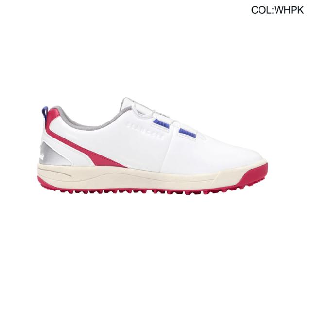 ルコックゴルフ Le coq sportif GOLF LG6SCS01L レディース ゴルフシューズ ブランテ スパイクレス ダイヤル 吸湿速乾 3E相当 ゴルフウェア 靴