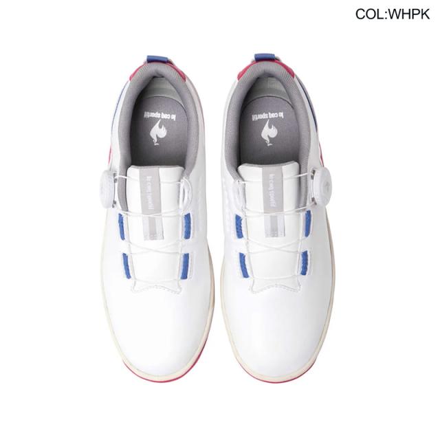 ルコックゴルフ Le coq sportif GOLF LG6SCS01L レディース ゴルフシューズ ブランテ スパイクレス ダイヤル 吸湿速乾 3E相当 ゴルフウェア 靴