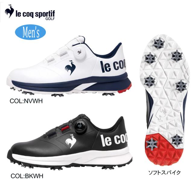 ルコックゴルフ Le coq sportif GOLF LG6SCS00M ゴルフシューズ ダイヤル式 スパイク付き PARTOUR パトゥール 靴 ゴルフグッズ ゴルフ用品