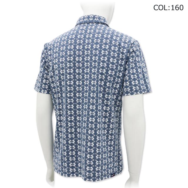 トヴホ tovho 21-153306 メンズ 半袖ポロシャツ モノグラムシャツ