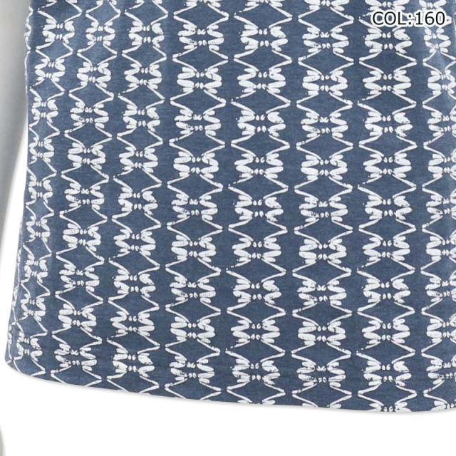 トヴホ tovho 21-153306 メンズ 半袖ポロシャツ モノグラムシャツ