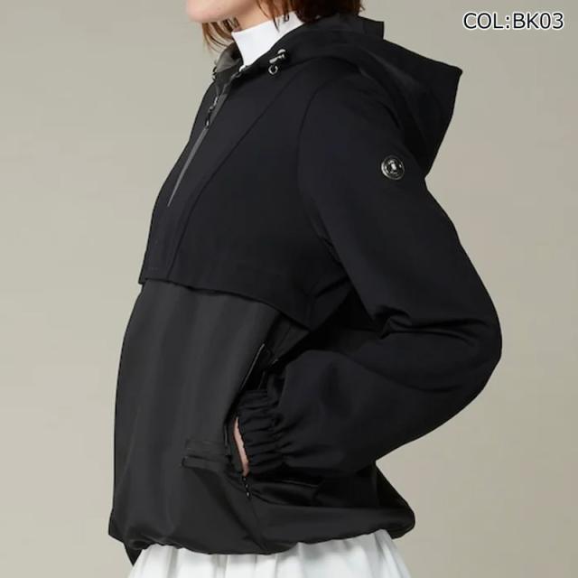 ランバン LANVIN VG4FWB30L レディース チュニック丈 プルオーバー ハーフジップ ブルゾン ゴルフウェア スポーツウェア 秋冬_3