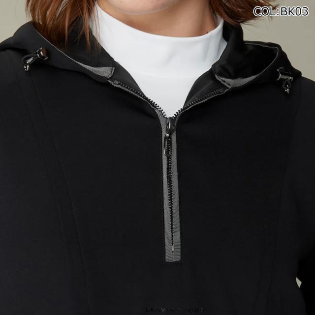 ランバン LANVIN VG4FWB30L レディース チュニック丈 プルオーバー ハーフジップ ブルゾン ゴルフウェア スポーツウェア 秋冬_4