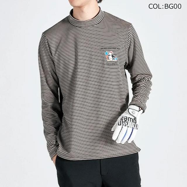 マンシングウェア Munsingwear MG4FLS52M メンズ モックネック 長袖シャツ 蓄熱保温 吸汗 ストレッチ ゴルフウェア スポーツウェア 秋冬_10
