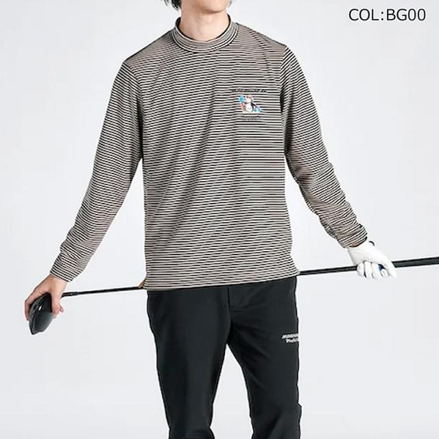 マンシングウェア Munsingwear MG4FLS52M メンズ モックネック 長袖シャツ 蓄熱保温 吸汗 ストレッチ ゴルフウェア スポーツウェア 秋冬_11