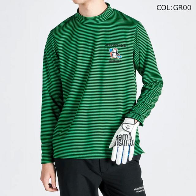 マンシングウェア Munsingwear MG4FLS52M メンズ モックネック 長袖シャツ 蓄熱保温 吸汗 ストレッチ ゴルフウェア スポーツウェア 秋冬_12