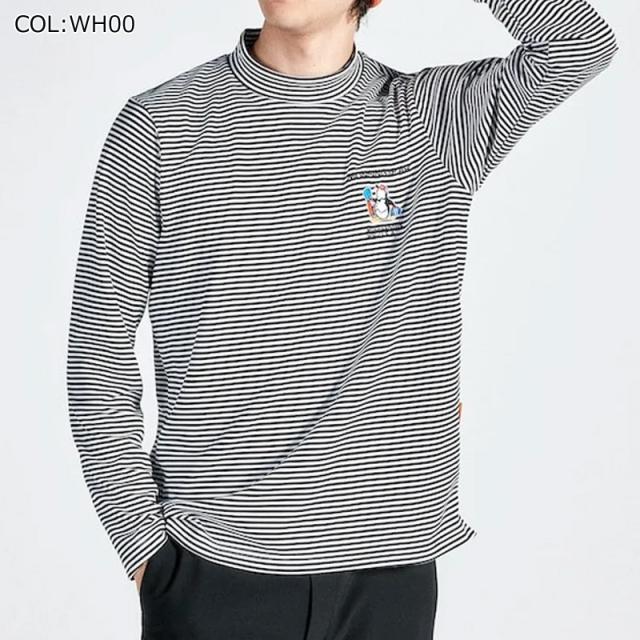 マンシングウェア Munsingwear MG4FLS52M メンズ モックネック 長袖シャツ 蓄熱保温 吸汗 ストレッチ ゴルフウェア スポーツウェア 秋冬 マンシングウェア Munsingwear MG4FLS52M メンズ モックネック 長袖