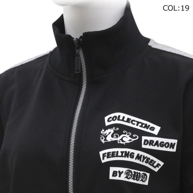 ダンスウィズドラゴン Dance With Dragon D2-269120 レディース ブルゾン ストレッチ ゴルフウェア スポーツウェア 秋冬_3