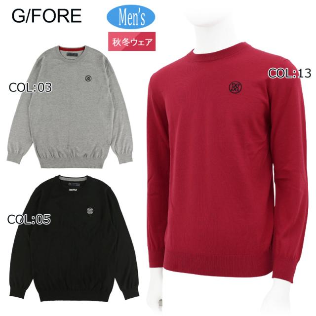 G/FORE (GFORE) ジーフォア 073215706 メンズ 長袖セーター カシミヤ混 ゴルフウェア スポーツウェア 秋冬