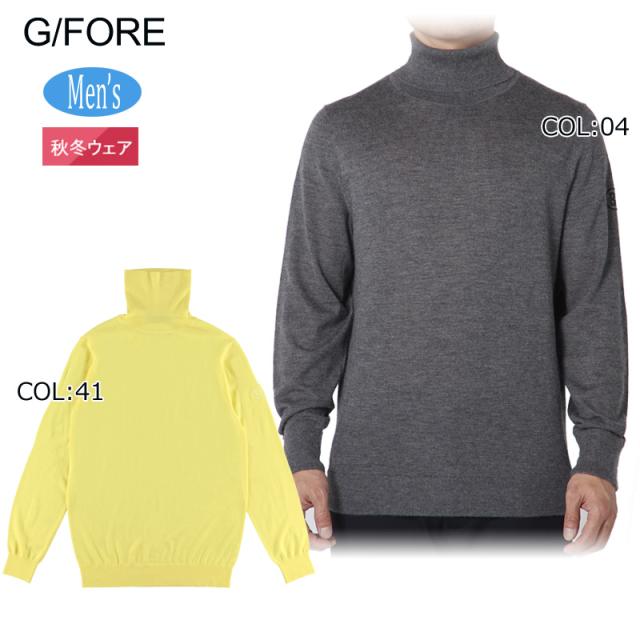 G/FORE (GFORE) ジーフォア 073214705 メンズ ハイネック プルオーバー カシミヤ ゴルフウェア スポーツウェア 秋冬