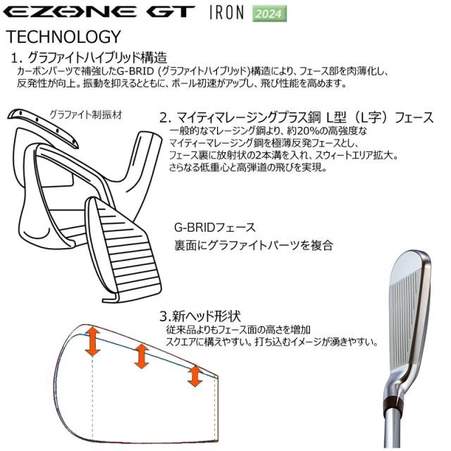 ヨネックス(YONEX) 2024 イーゾーン GT アイアン 4本組(#7-#9.PW)S 右用 (2024 EZONE GT IRON) N.S.PRO 850GH neo スチールシャフト