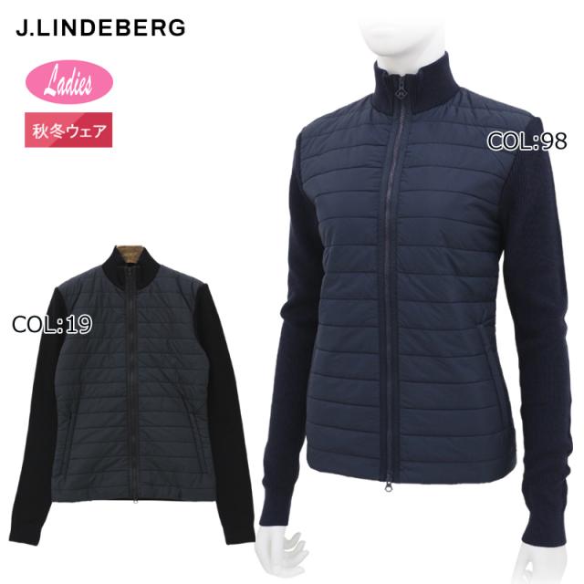 ジェイリンドバーグ J.LINDEBERG 072-52918 レディース 薄手ブルゾン 保温 ゴルフウェア スポーツウェア 秋冬