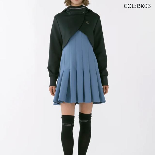 ランバン LANVIN VG5FSW62L レデース 吸汗 UVカット フーディボレロ ゴルフウェア スポーツウェア 秋冬_1