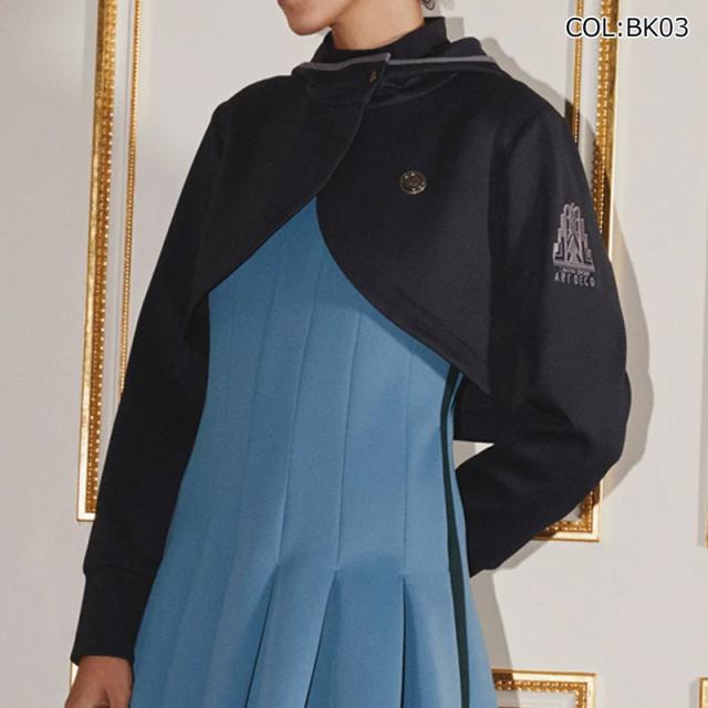ランバン LANVIN VG5FSW62L レデース 吸汗 UVカット フーディボレロ ゴルフウェア スポーツウェア 秋冬_2