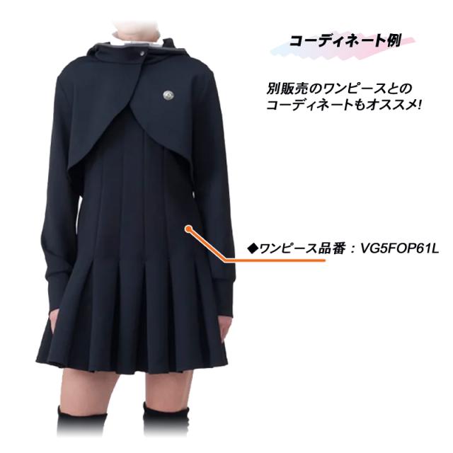 ランバン LANVIN VG5FSW62L レデース 吸汗 UVカット フーディボレロ ゴルフウェア スポーツウェア 秋冬_7