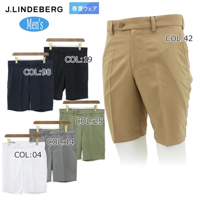 2026年春夏モデル 【ネコポス配送可能】ジェイリンドバーグ J.LINDEBERG 071-73441 メンズ ハーフパンツ ゴルフパンツ スポーツウェア 春夏秋