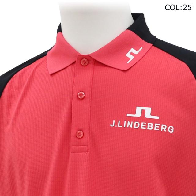 J.LINDEBERG ポロシャツ　L J.LINDEBERG ポロシャツ 「J.LINDEBERG/GOLF」シリコンブリッジ