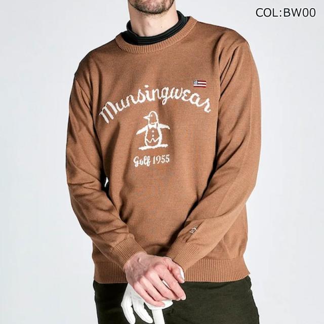⭐️新品未使用⭐️Munsingwear-ニットセーターマンシングウェア Mサイズ⭐️ MUNSINGWEAR マンシングウェア 長袖 ニット セーター S〜M ゴルフ